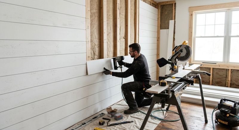 Wall Paneling Installation in Wilmington, NC