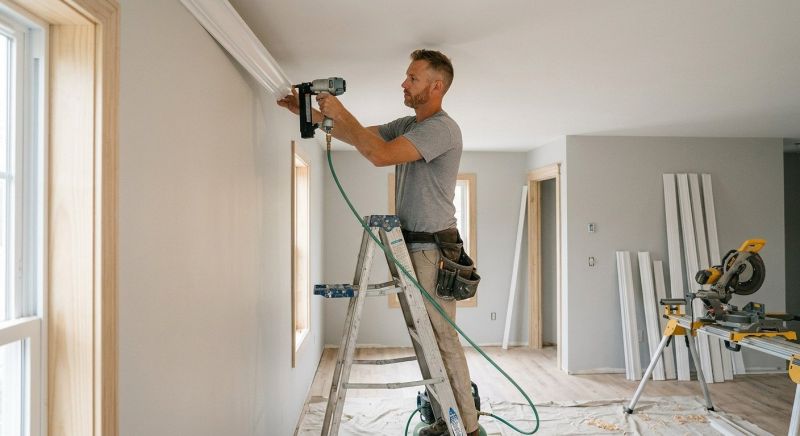 House Molding Installation in Wilmington, NC